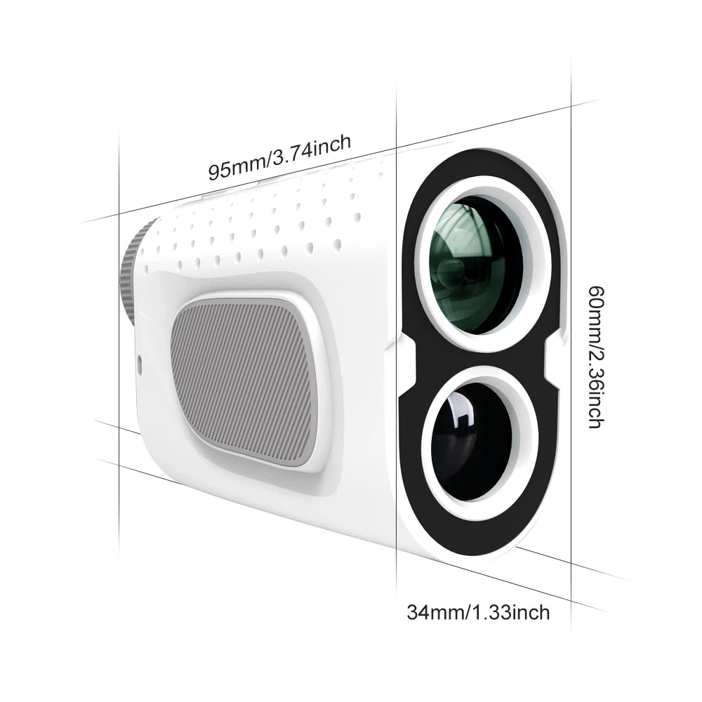REVASRI Mini Magnetic Golf Rangefinder With Angle Switch