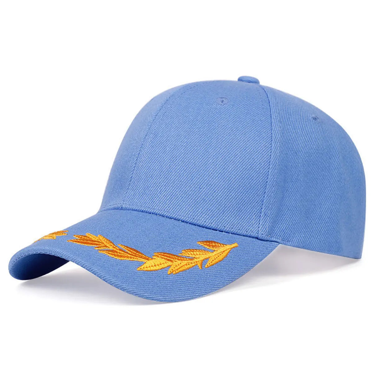 Unisex Embroidered Baseball Cap With Adjustable Outdoor Strap