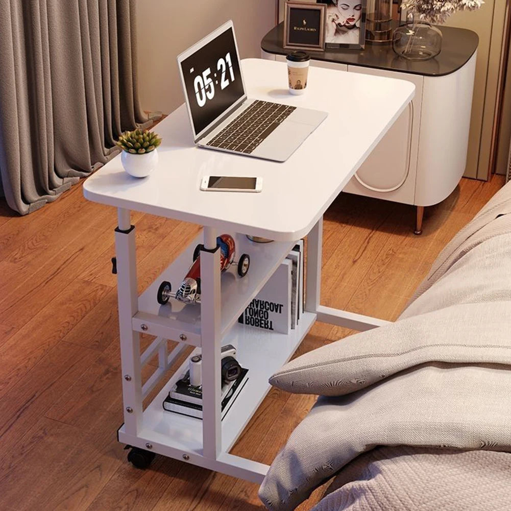APWIKOGER Multi Layer Standing Desk Height Adjustable Wooden Computer Desk