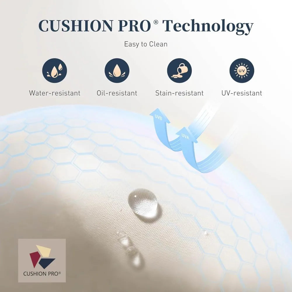 7-Piece Patio Dining Set With Woven Rattan Chairs And Cushions