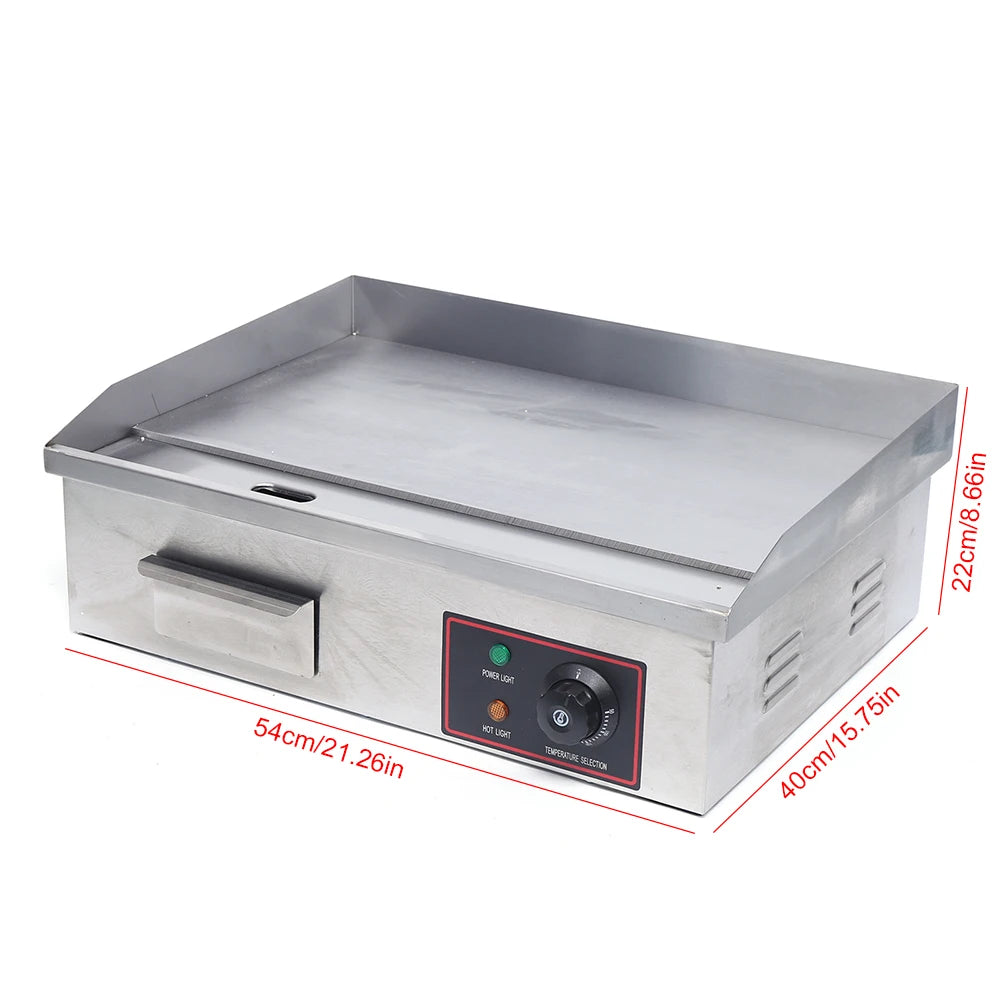 Flat Top Grill Commercial Electric Countertop Griddle Nonstick
