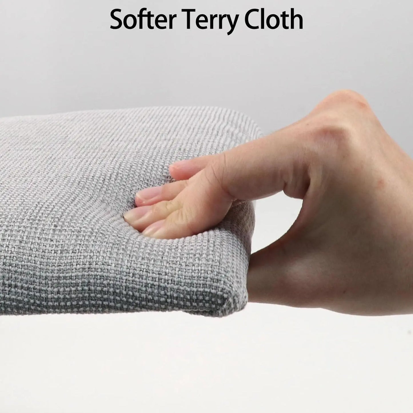 Peel and Stick Wall Headboard Terry Cloth Panels Set 4