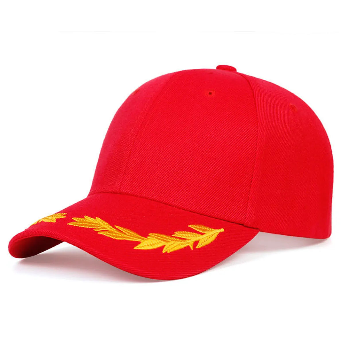 Unisex Embroidered Baseball Cap With Adjustable Outdoor Strap