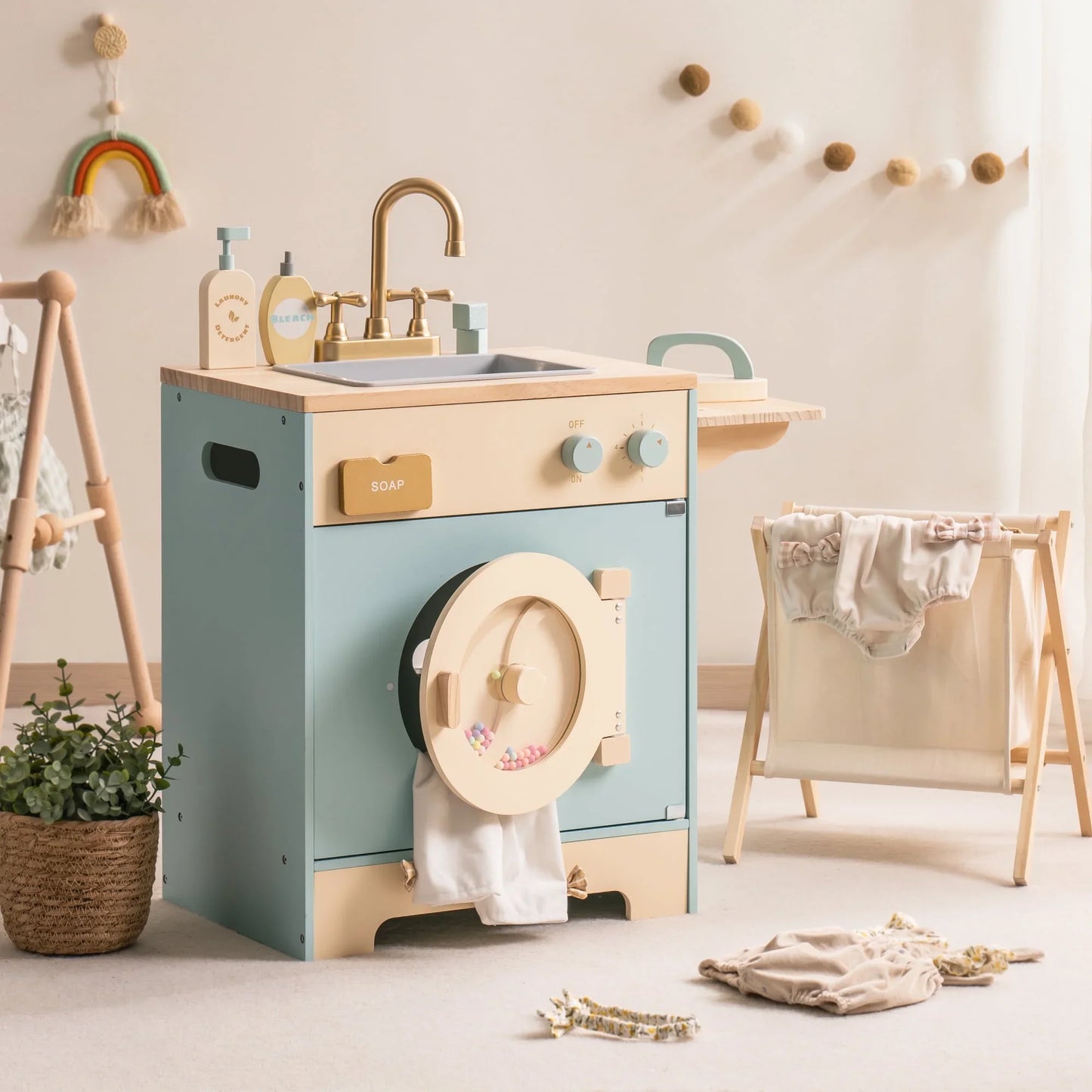 Rolife Robud Kitchen Washer Playset For Kids Ages 3 Up