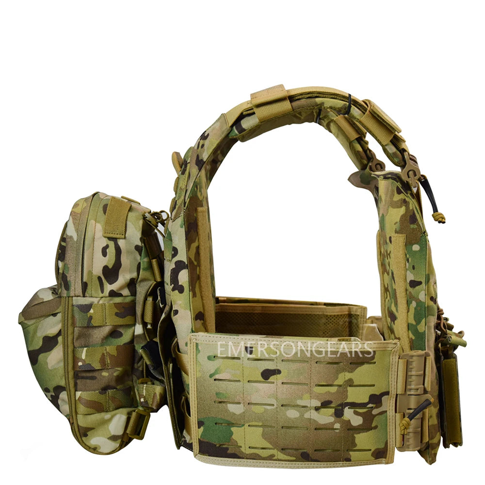 EMERSONGEARSCN 1000D Nylon Quick Release Vest With Hydration Pack