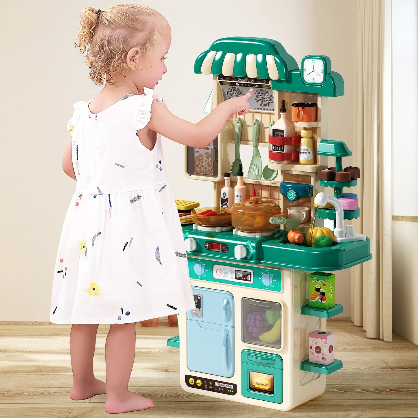Jovow Kitchen Toys Set Unisex Ages 3 To 6 Assembly