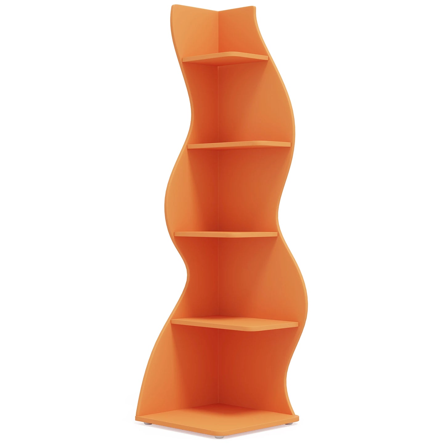 Tribesigns 5-Tier Corner Shelf Wall Bookcase Plant Stand