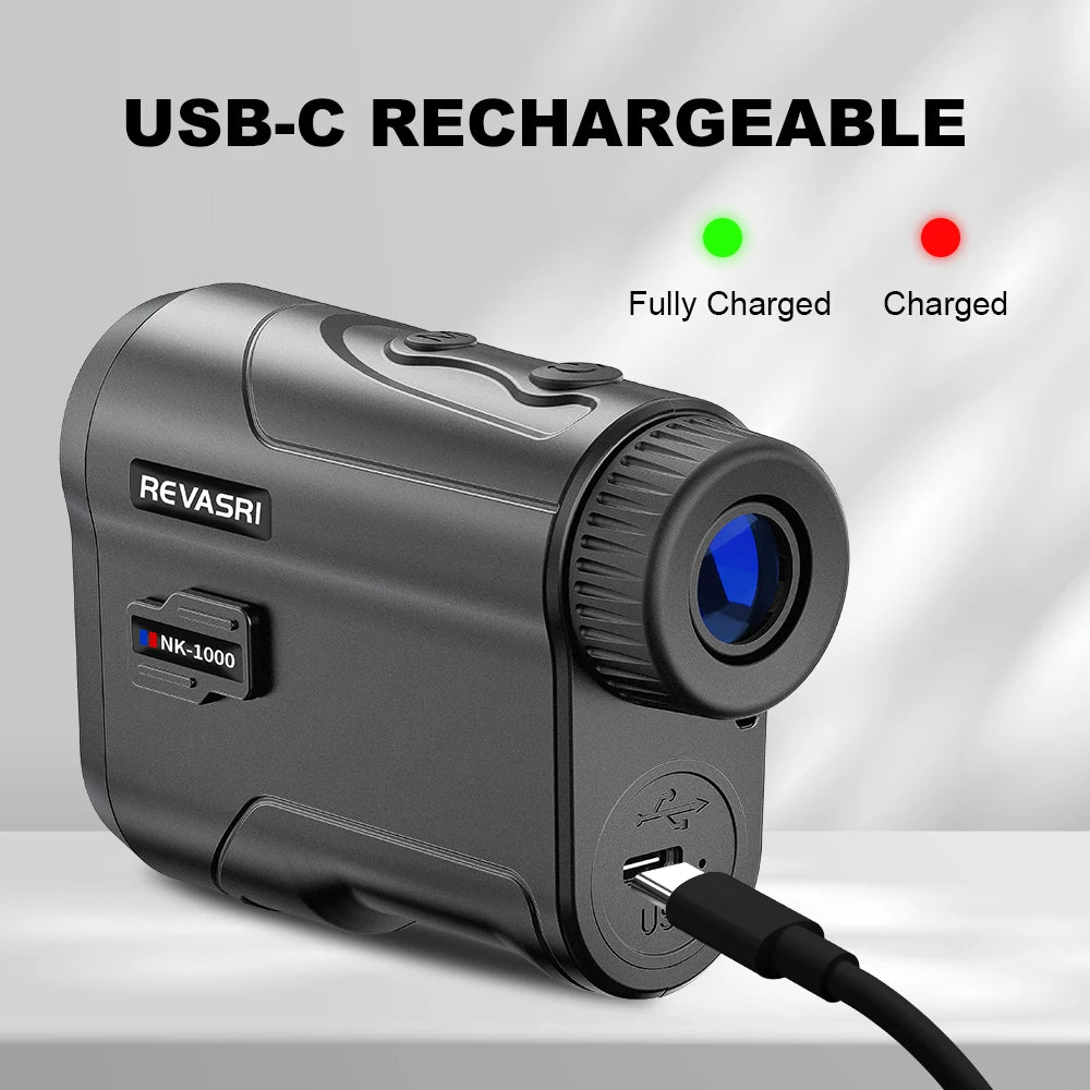 REVASRI Golf Rangefinder 6x Magnification With Slope Compensated Distance