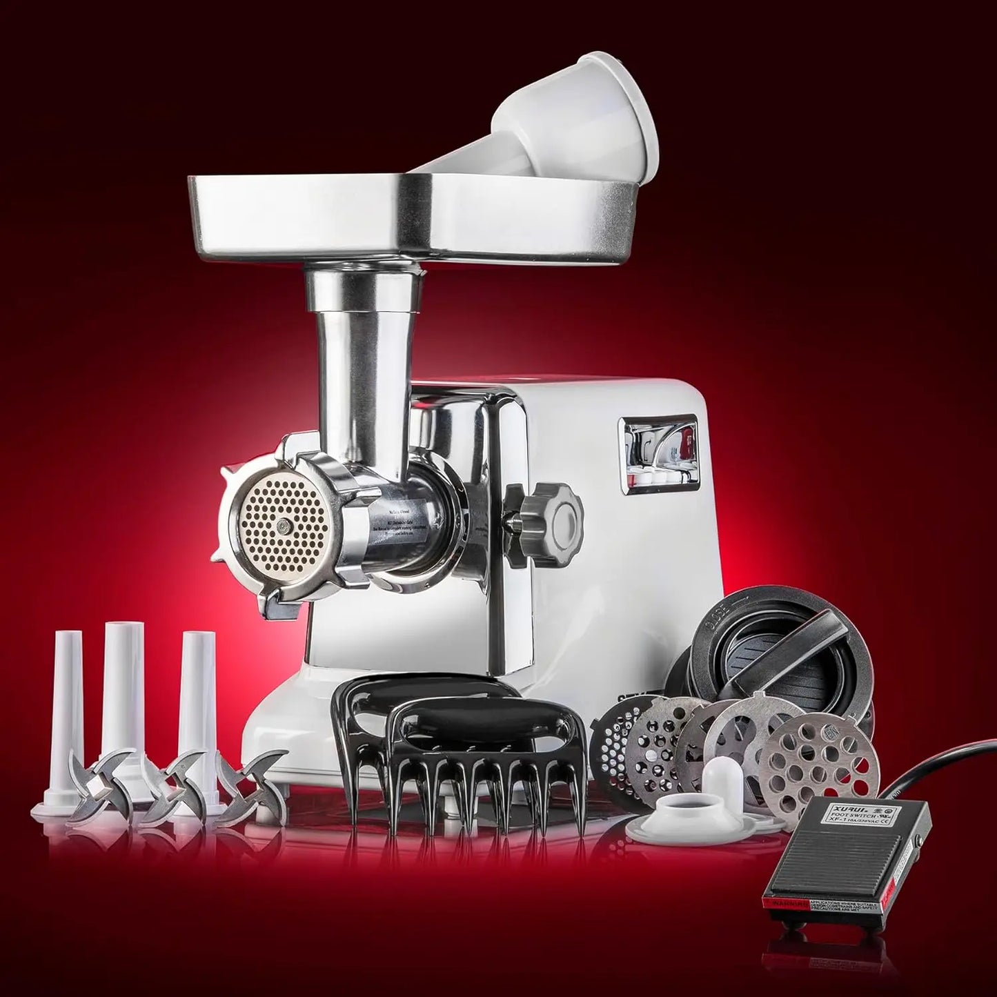 Electric Meat Grinder 3000W With Six In One Three Speed