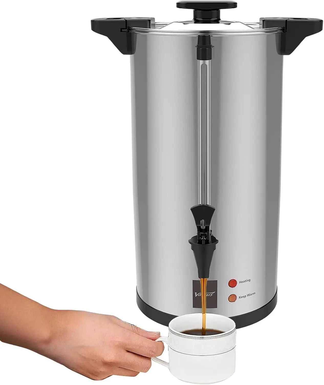 XMSJ Commercial Grade Stainless Steel Coffee Urn With Auto Temperature Control