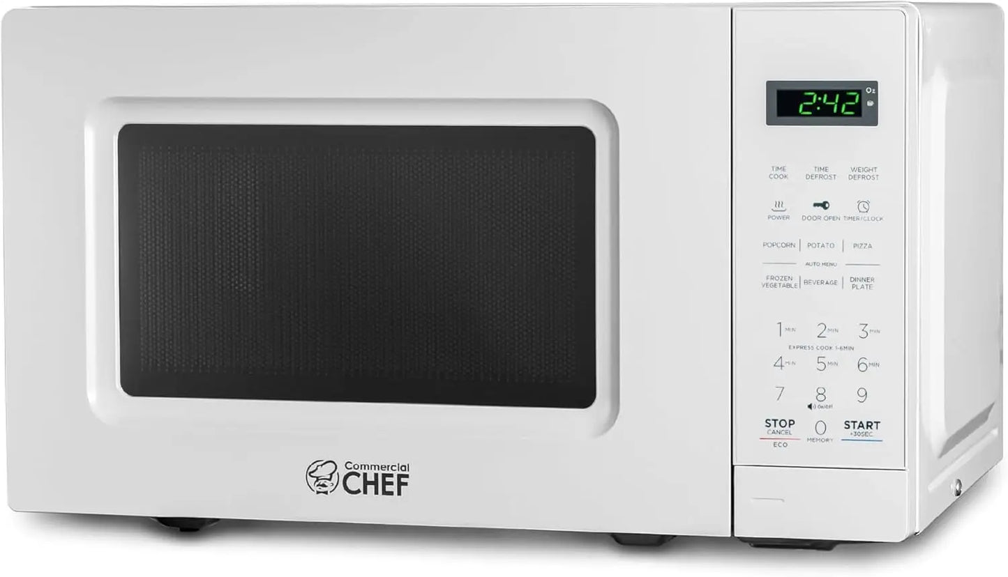 XMSJ 700W Countertop Microwave With Digital Display Child Safety Lock