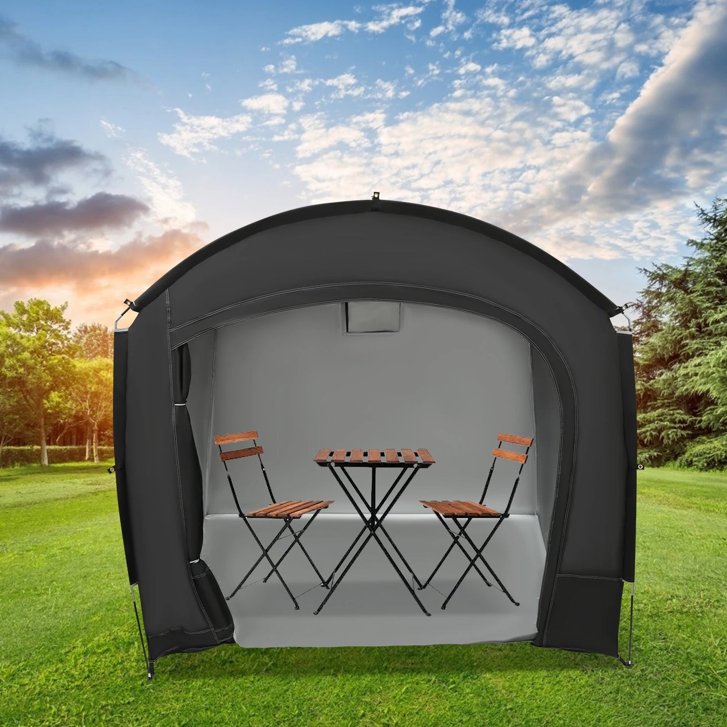 Bike Storage Shed for 1-4 Bikes Portable Waterproof Shelter Tent