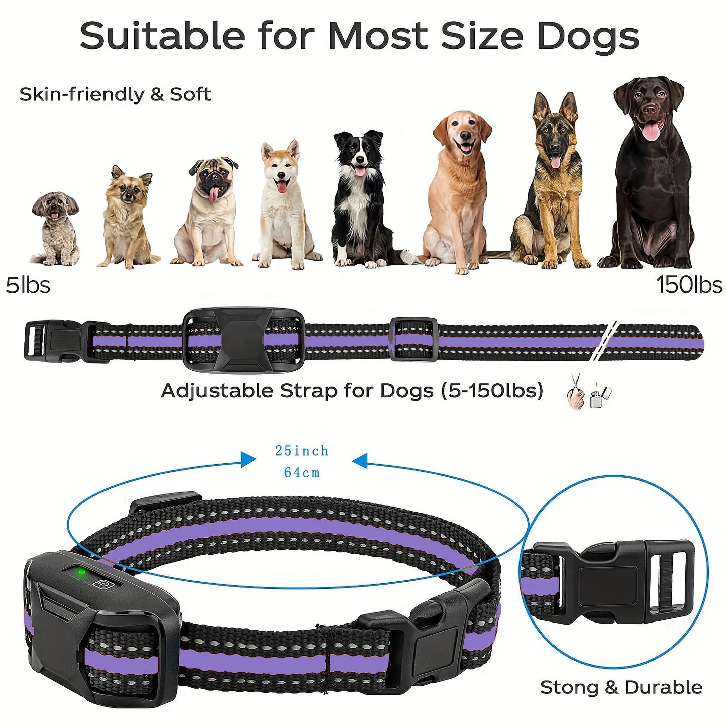 WXRPET 3300Ft Electric Dog Training Collar Remote Control Waterproof