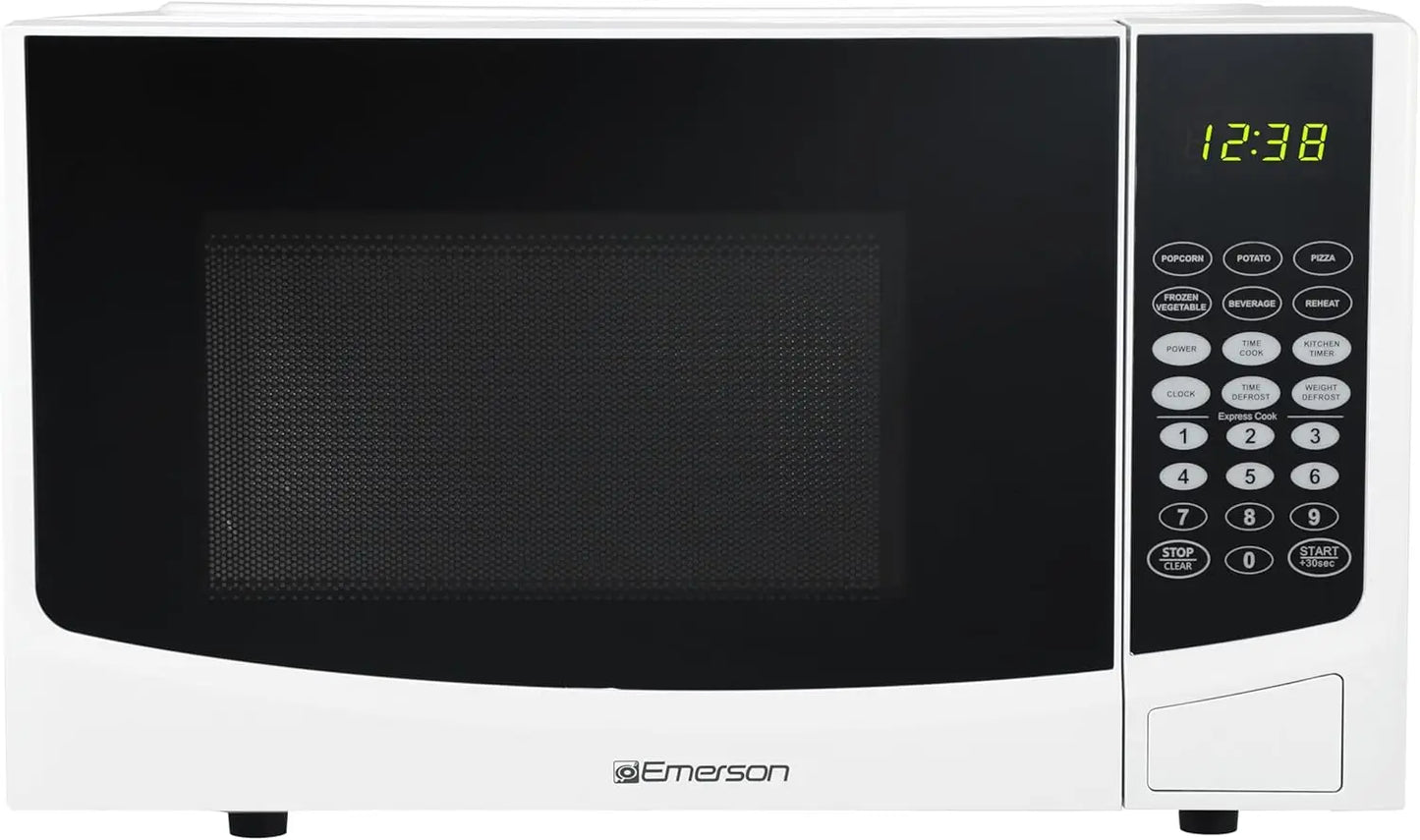 XMSJ Compact Countertop Microwave Oven With Touch Control LED Display