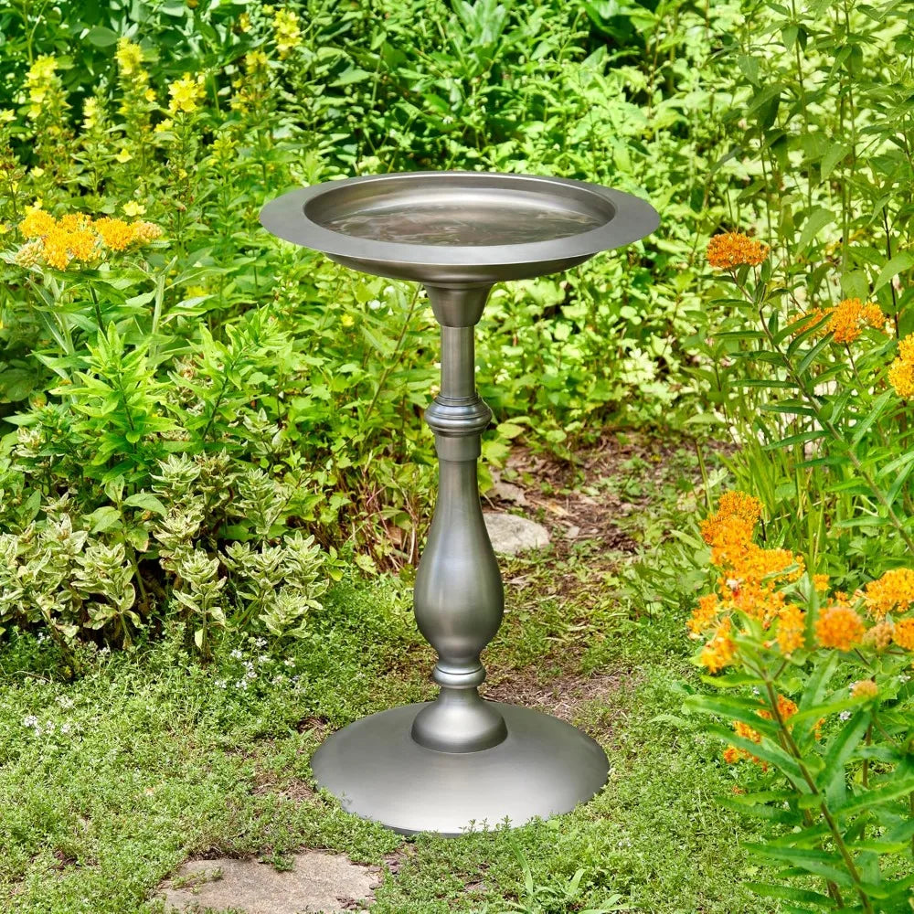Good Directions Classic Bird Bath Pedestal for Outdoor Patio Garden