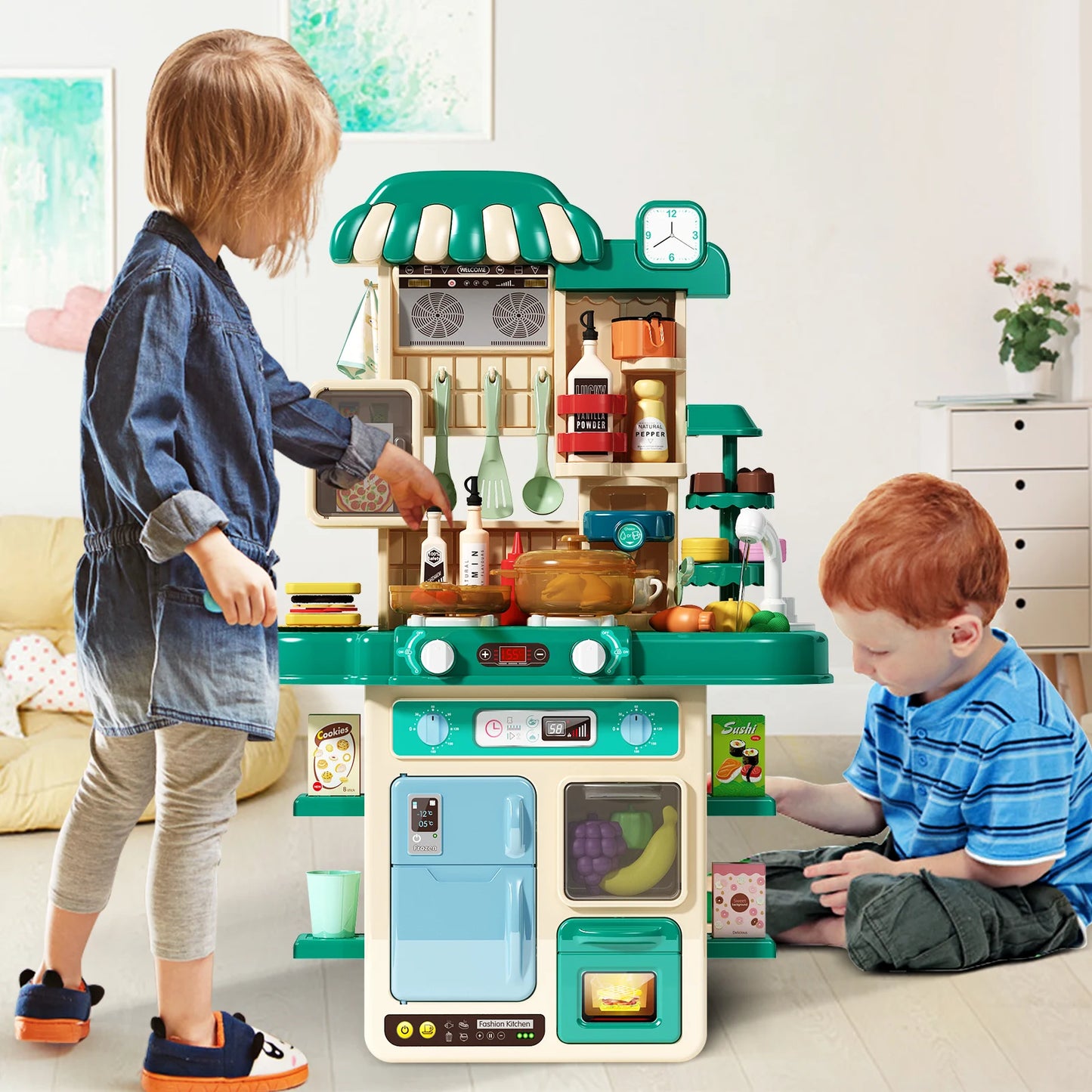 Jovow Kitchen Toys Set Unisex Ages 3 To 6 Assembly