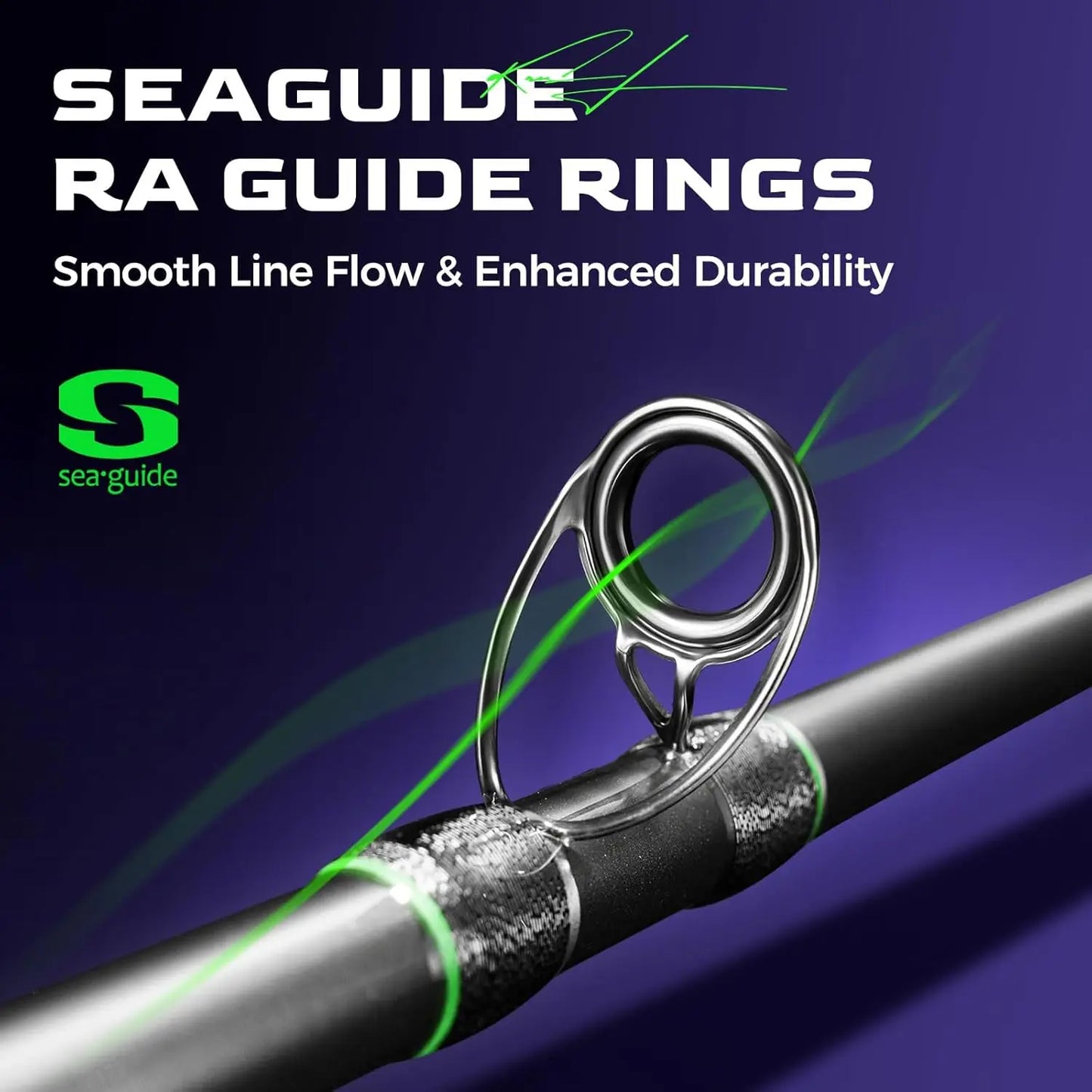 Heavy Duty Fishing Rod For Bass Pike Muskie Catfish