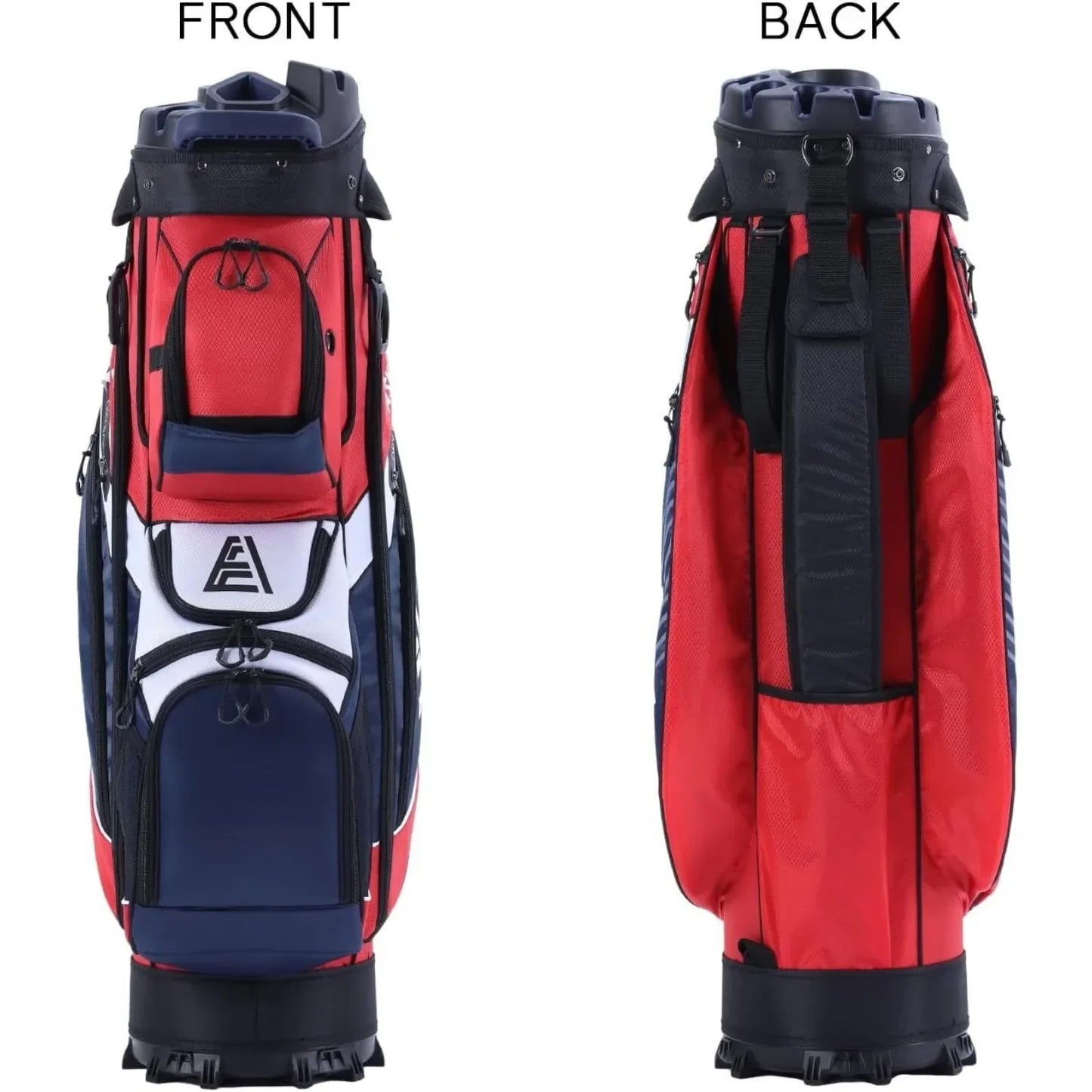 JIYU 14-Way T-Lock Golf Cart Bag With Handles Rain Cover