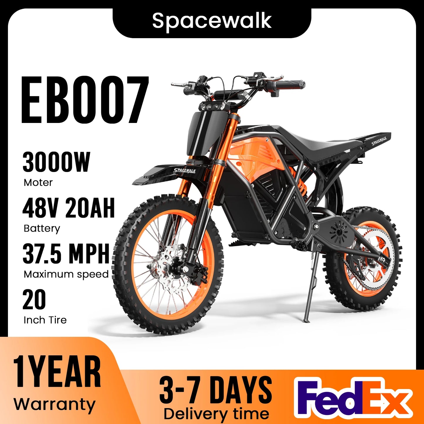 EILLEO SPACEWALK Electric Dirt Bike For Adults And Teens