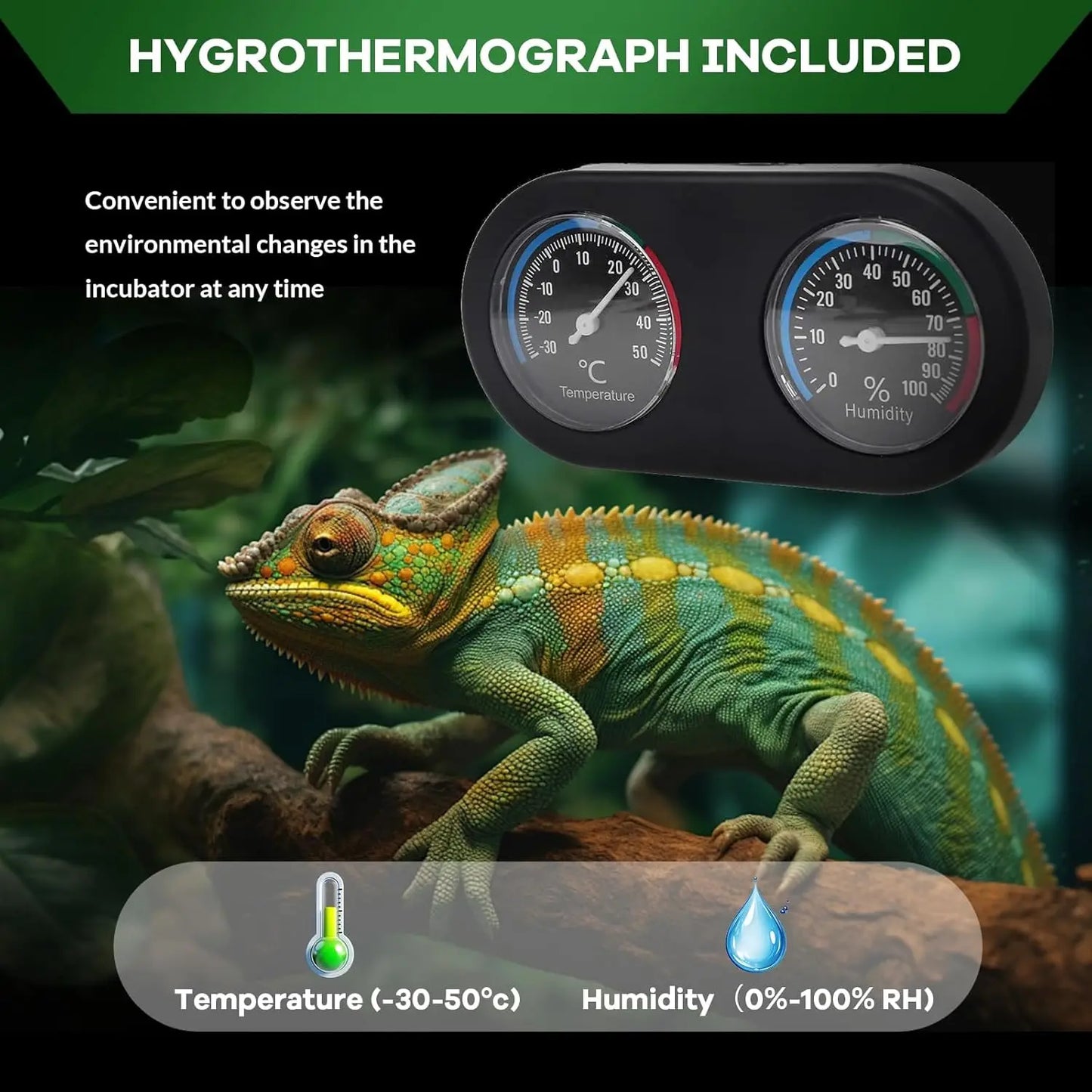HiMISSH Reptile Glass Terrarium With Top And Side Screen Ventilation