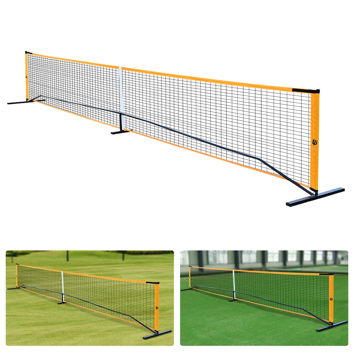 Portable Pickleball Net Set With 4 Paddles Pickleballs Carry Bag