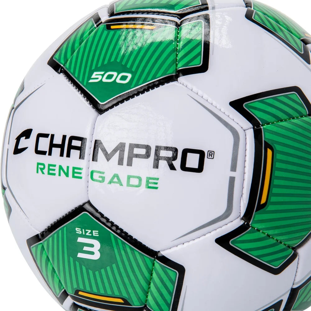 Renegade Soccer Ball Durable PVC Synthetic Leather AirLock Bladder