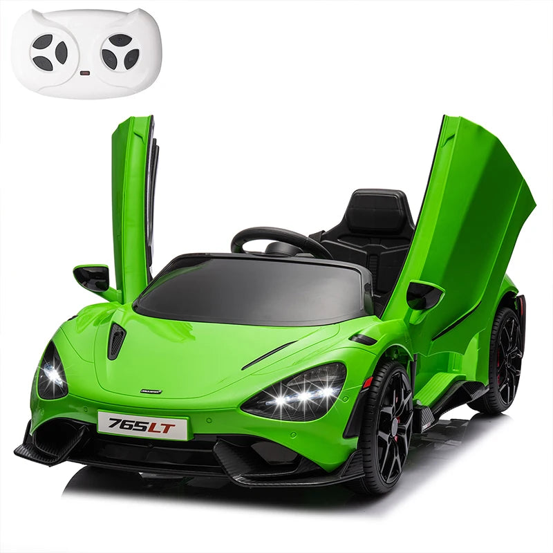 Mukidy 12V Licensed McLaren 765LT Ride on Toy for Kids