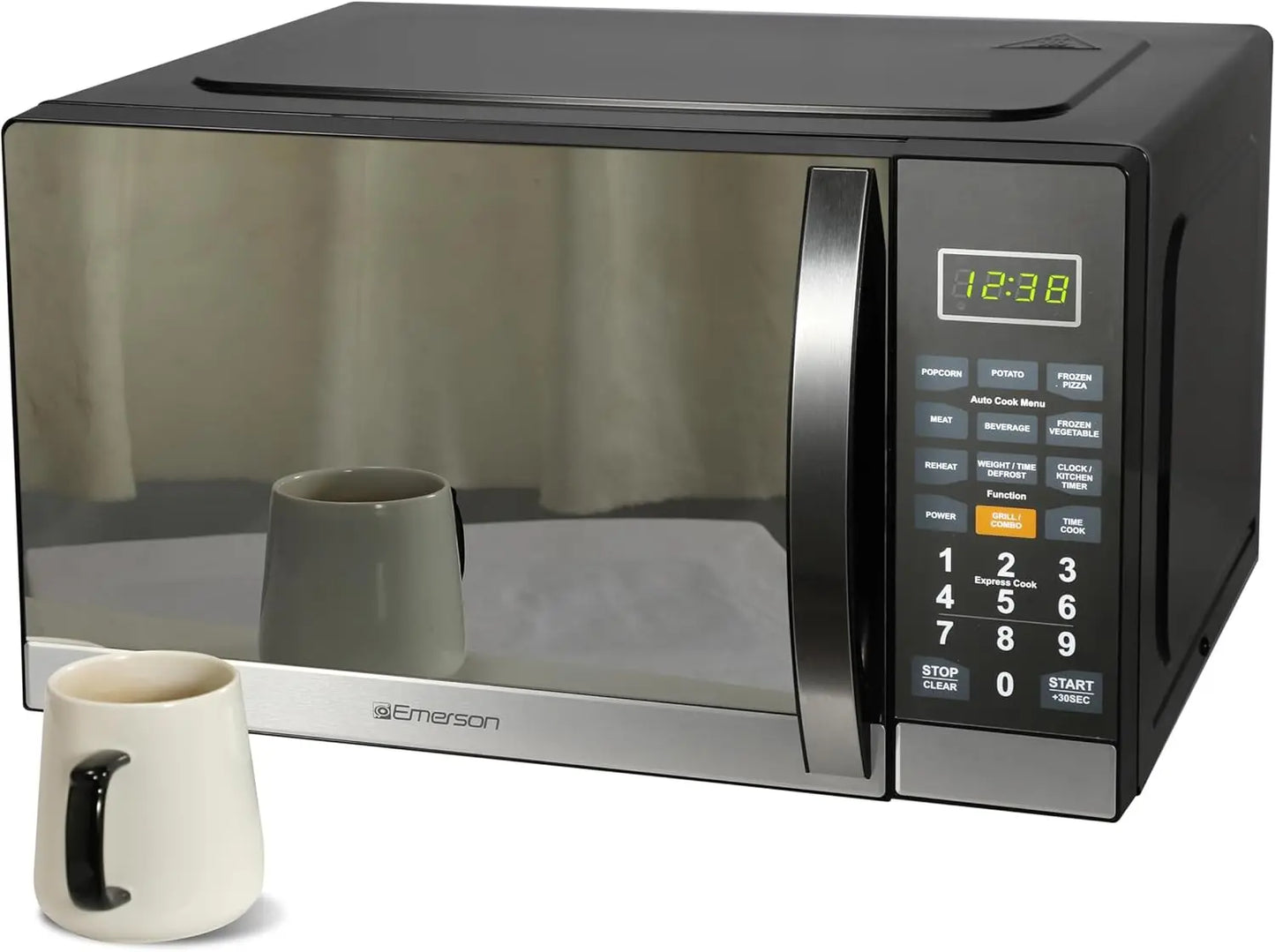 XMSJ 1100W Microwave With Built-In Grill LED Timer Presets