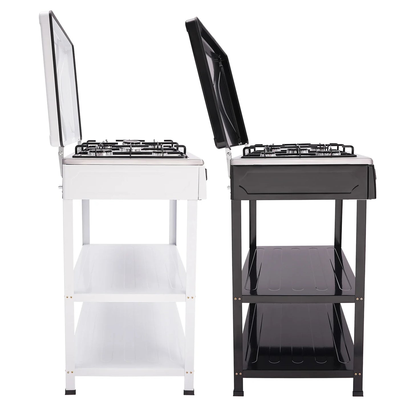 5 Burner Freestanding Gas Grill With 2.5 kW Burner Outdoor