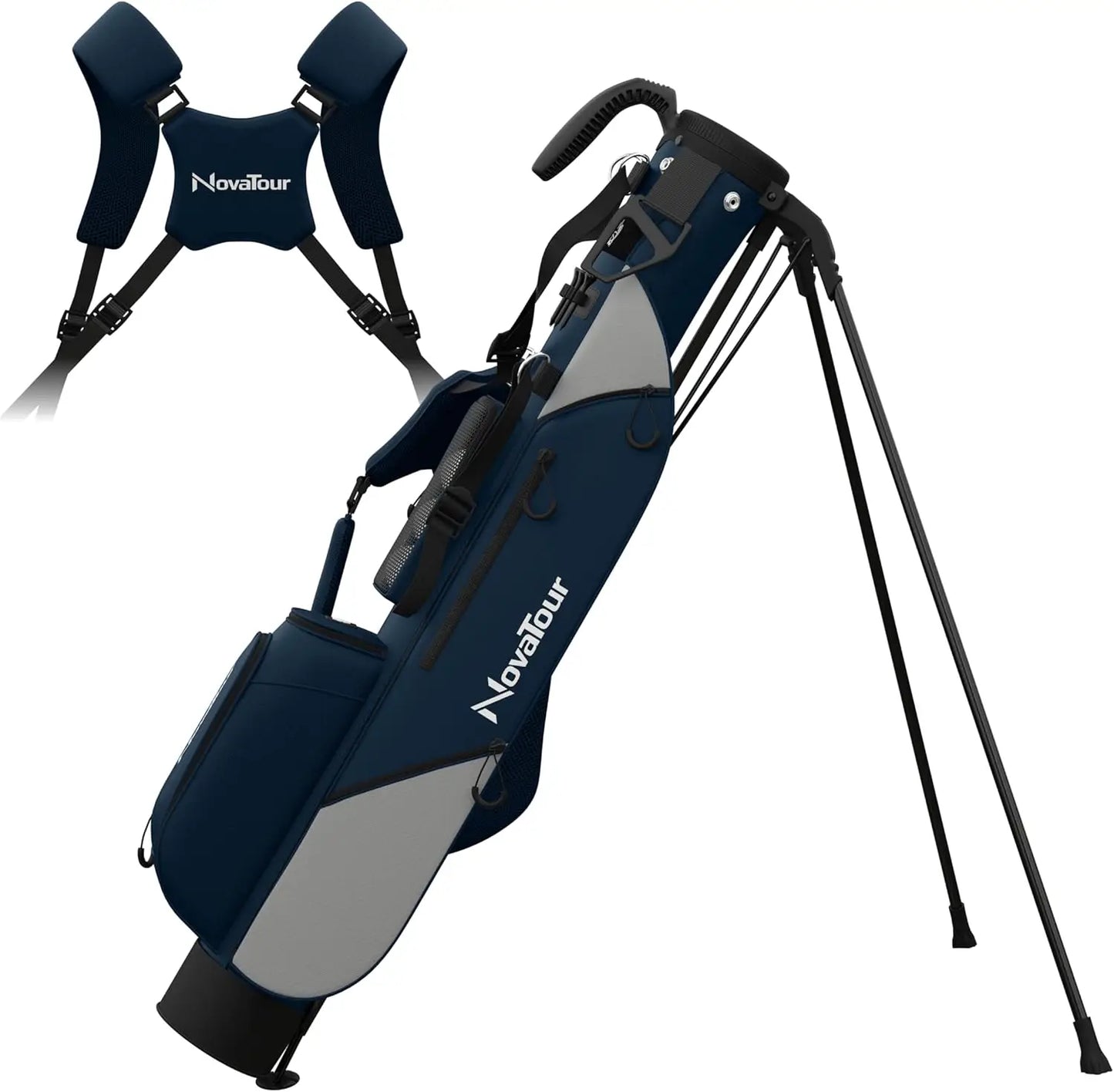 Ultra Lightweight Par 3 Golf Bag With Double Strap Pockets