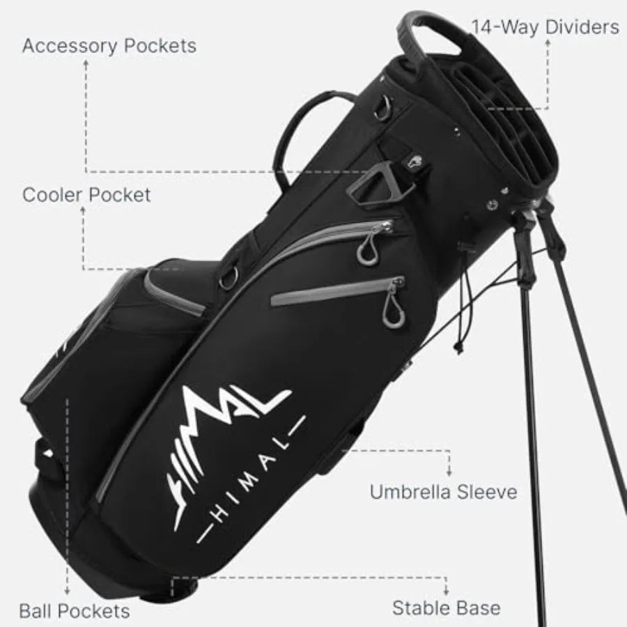 YAO HUI HUANG 14 Way Golf Stand Bag Lightweight Durable