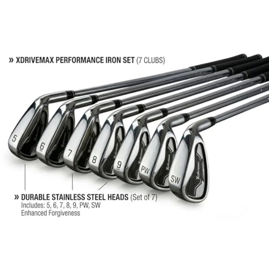 Golf Club Set For Beginners With Putter Stand Bag Right Handed