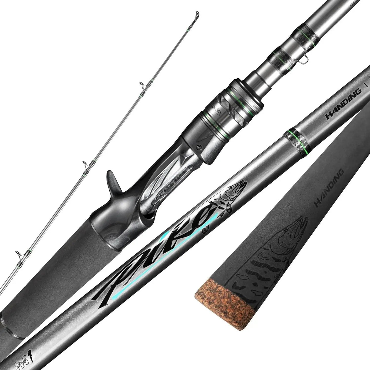 Heavy Duty Fishing Rod For Bass Pike Muskie Catfish