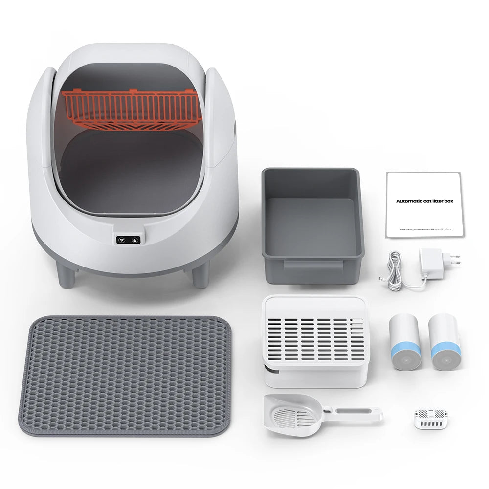 cityflee Automatic Self Cleaning Cat Litter Box With App Control