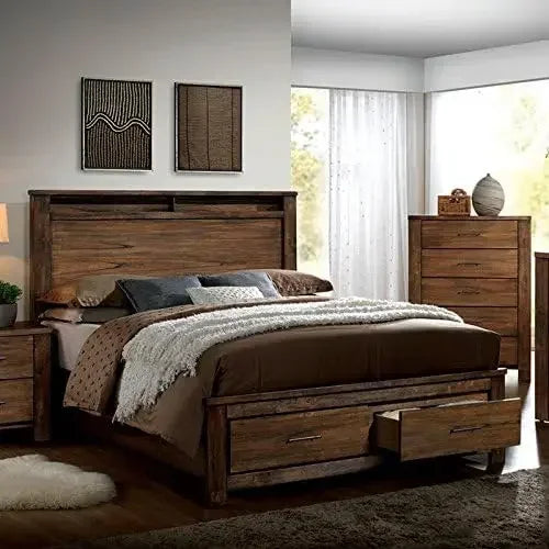 Traditional Oak Six Piece Bedroom Set