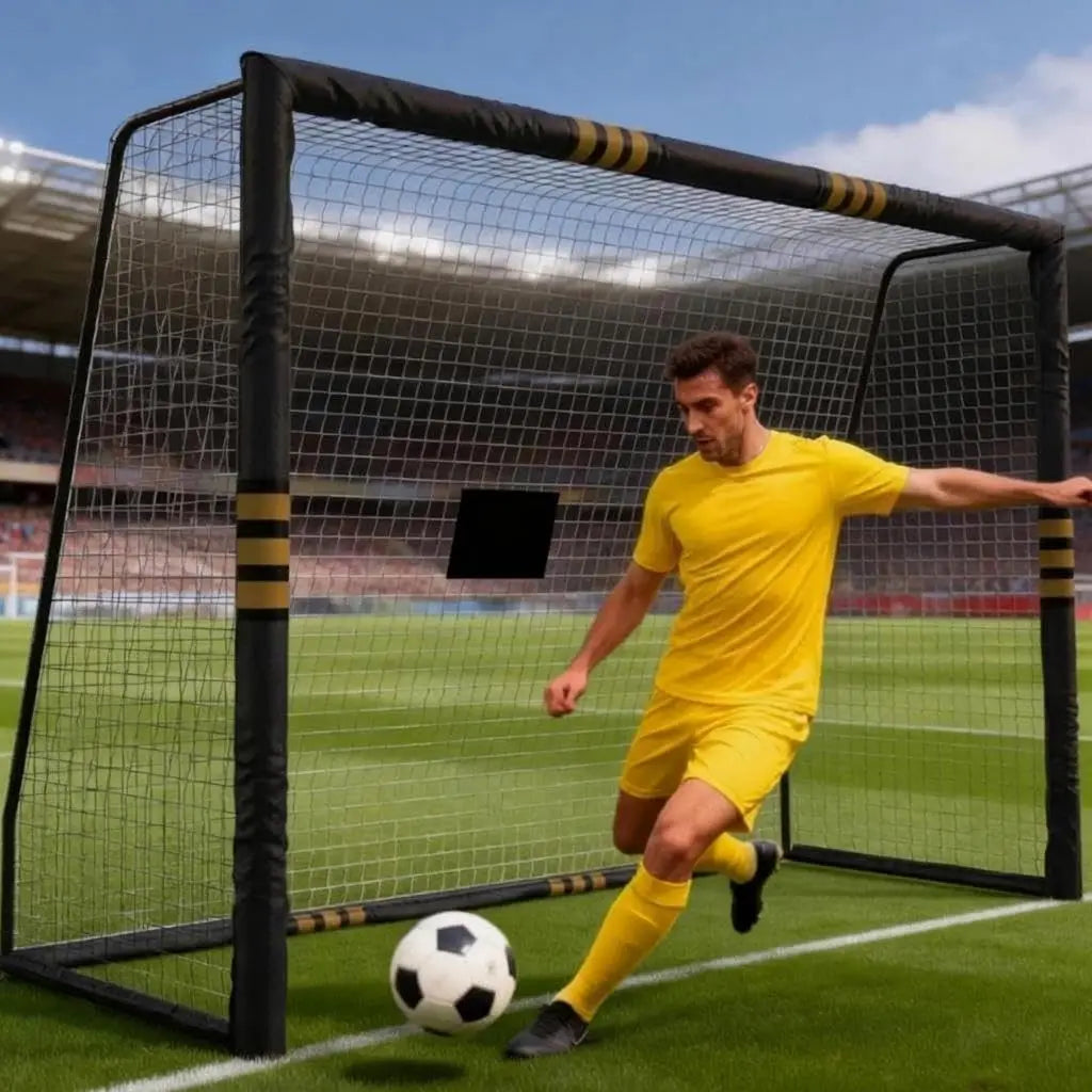 Soccer Goal Foam Padded Post Weatherproof Net Portable