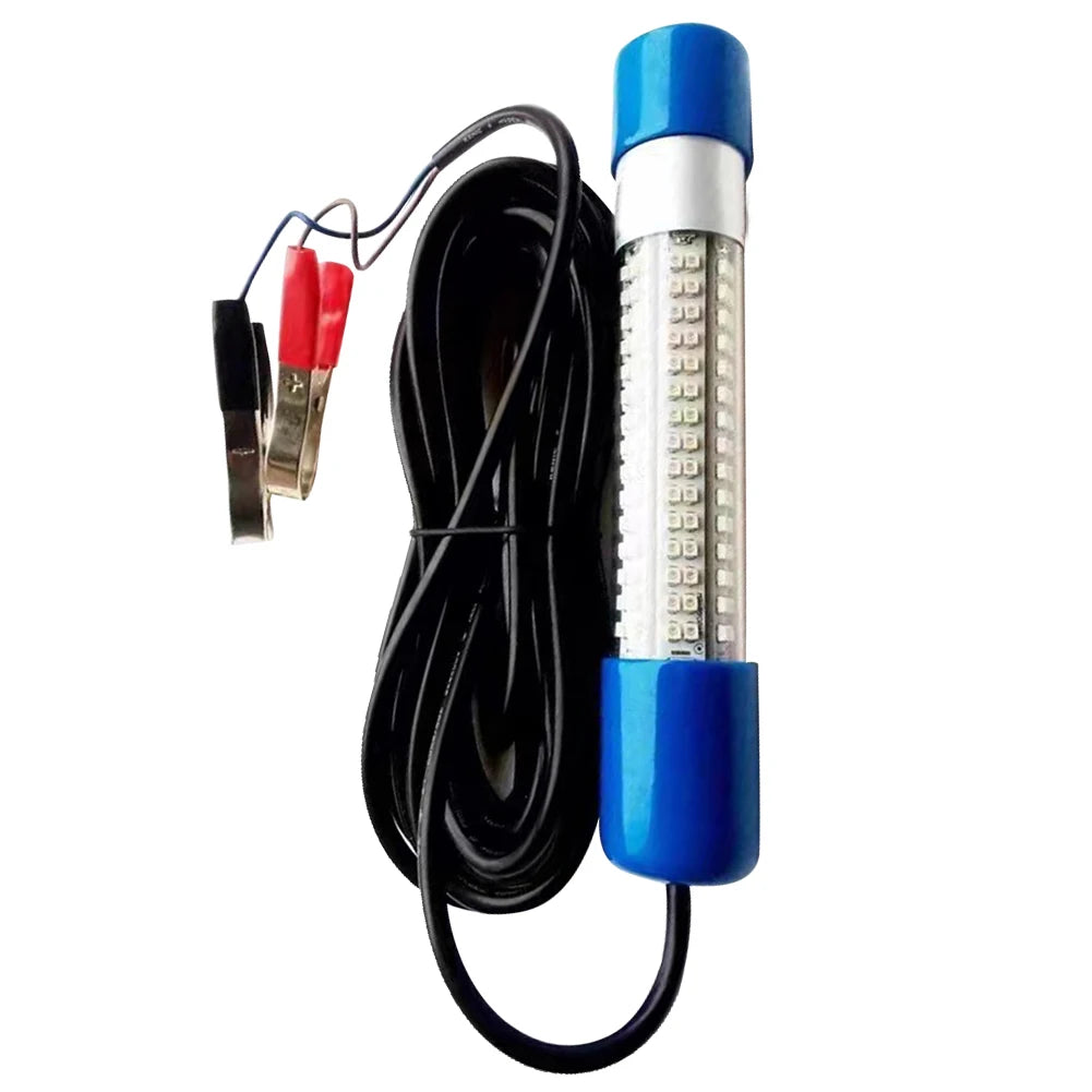 Deemount Submersible Fishing Light 50W Waterproof Bait Finder Lamp 12-24V