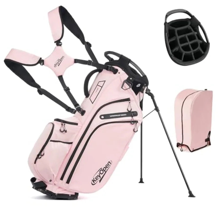YAO HUI HUANG Golf Stand Bag 14 Way Full Length Dividers Weatherproof