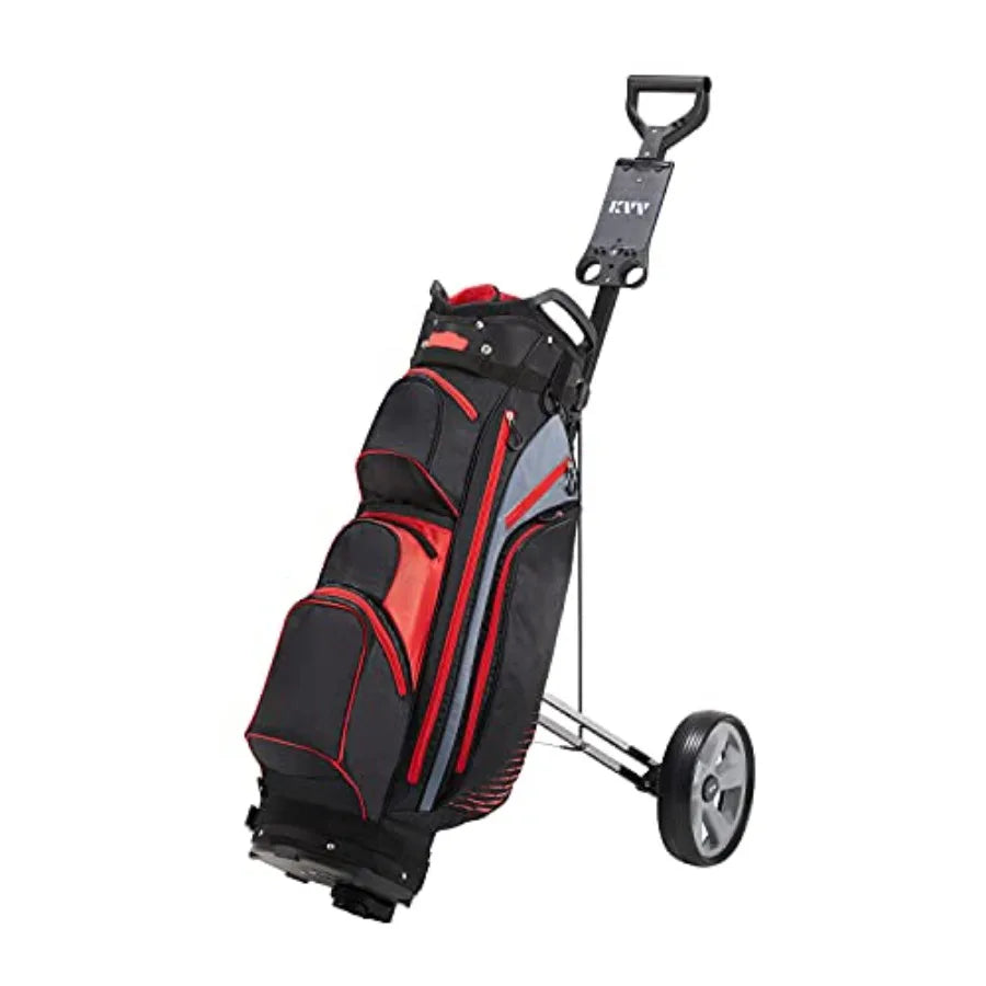 SHXI Lightweight 2-Wheel Aluminum Frame Golf Push Cart