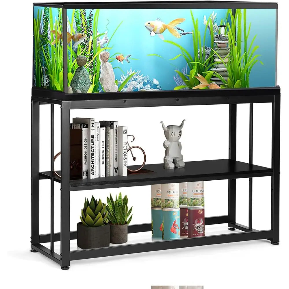 Heavy Duty Stainless Steel Two Tier Fish Tank Stand Aquariums