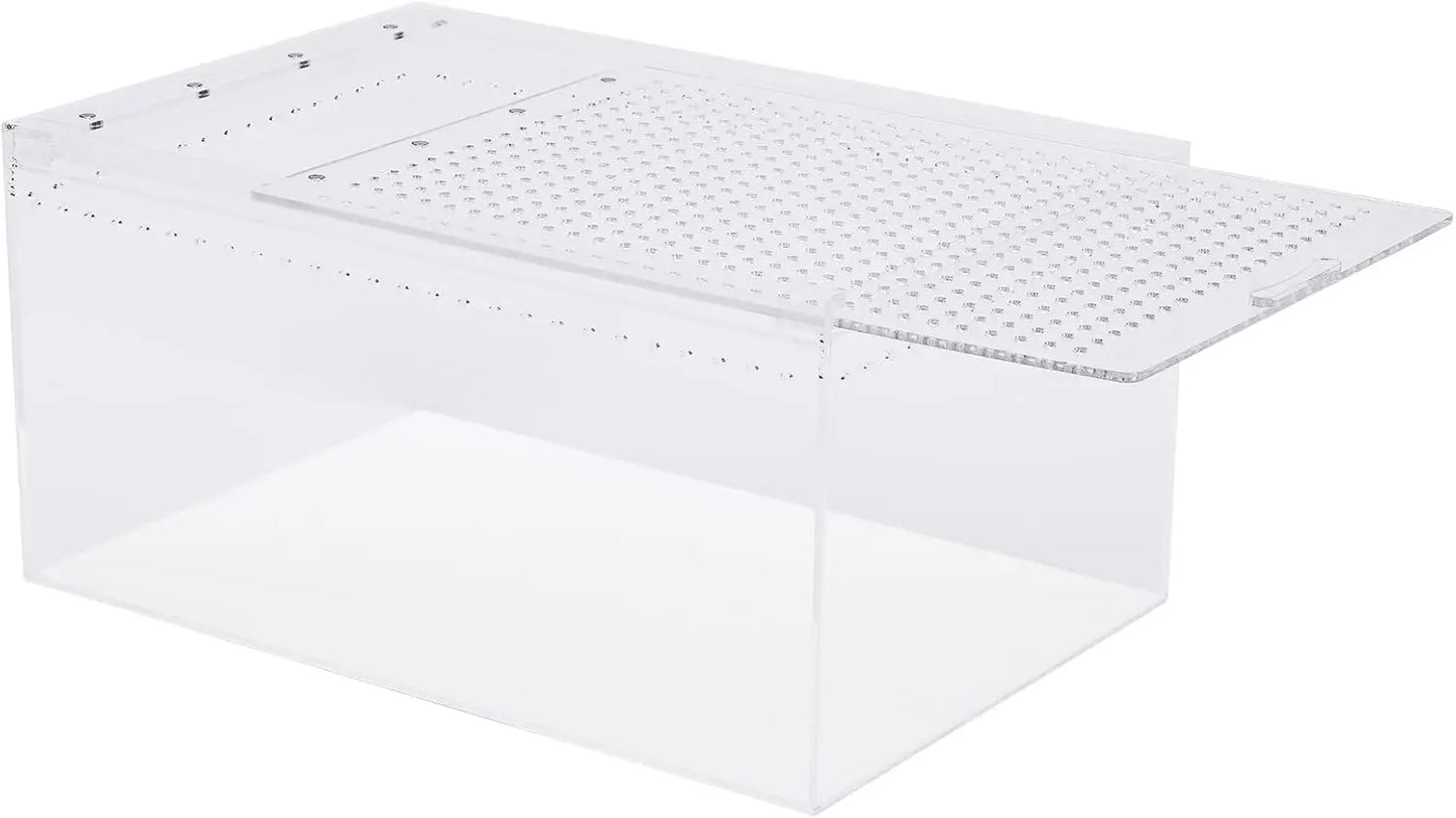 Magnetic Acrylic Large Enclosure 2.5 Gallon Reptile Breeding Box