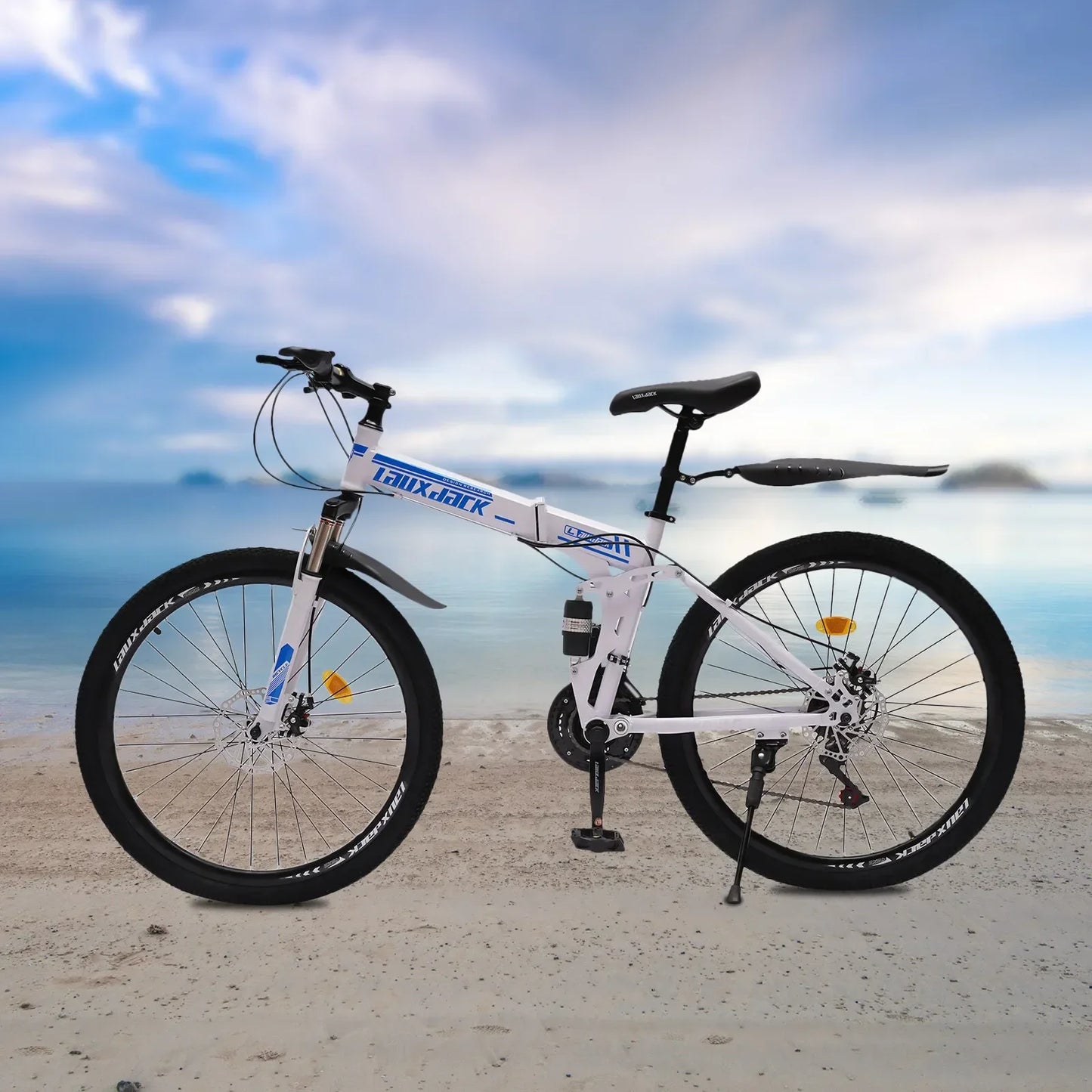 Foldable Mountain Bike For Men 21 Speed With Disc Brakes