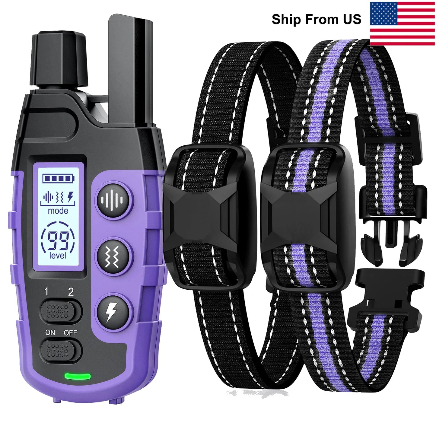 WXRPET 3300Ft Electric Dog Training Collar Remote Control Waterproof