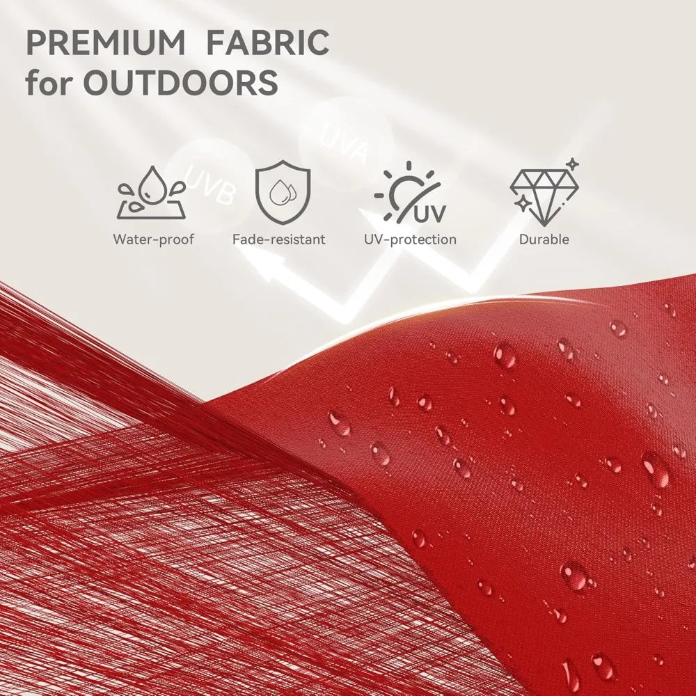 Patio Umbrella With Base Included Double Sided Market Crank Handle