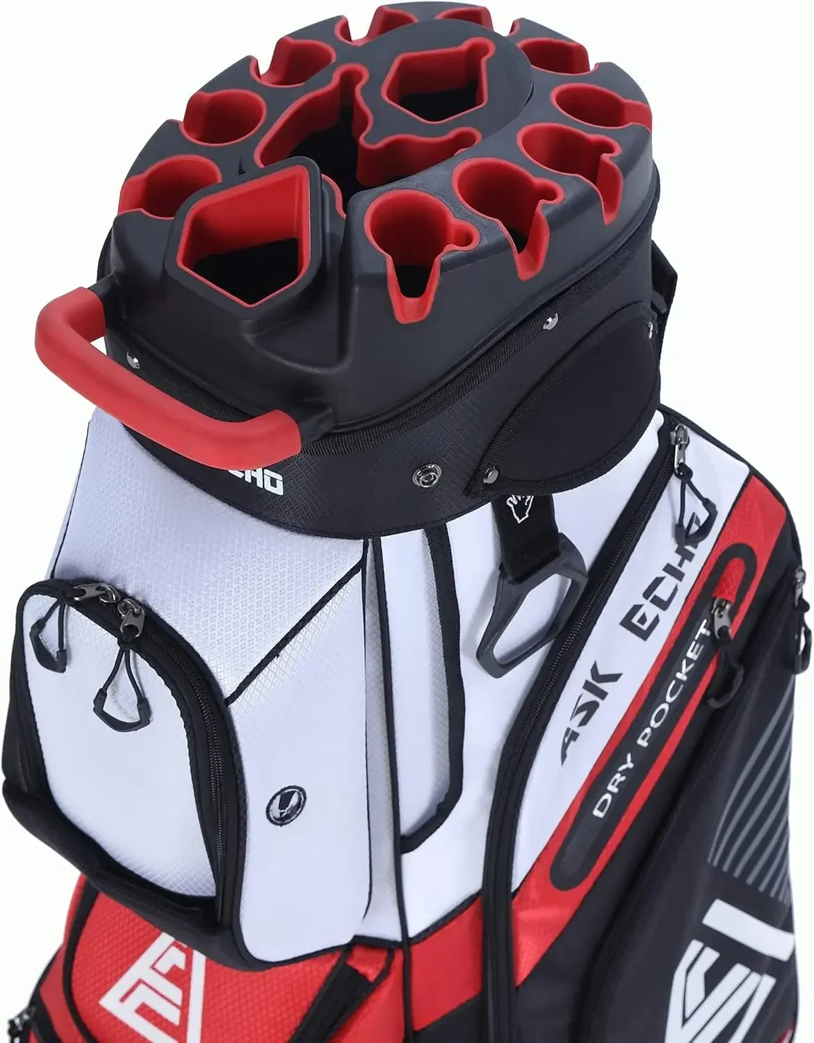 JIYU 14-Way T-Lock Golf Cart Bag With Handles Rain Cover