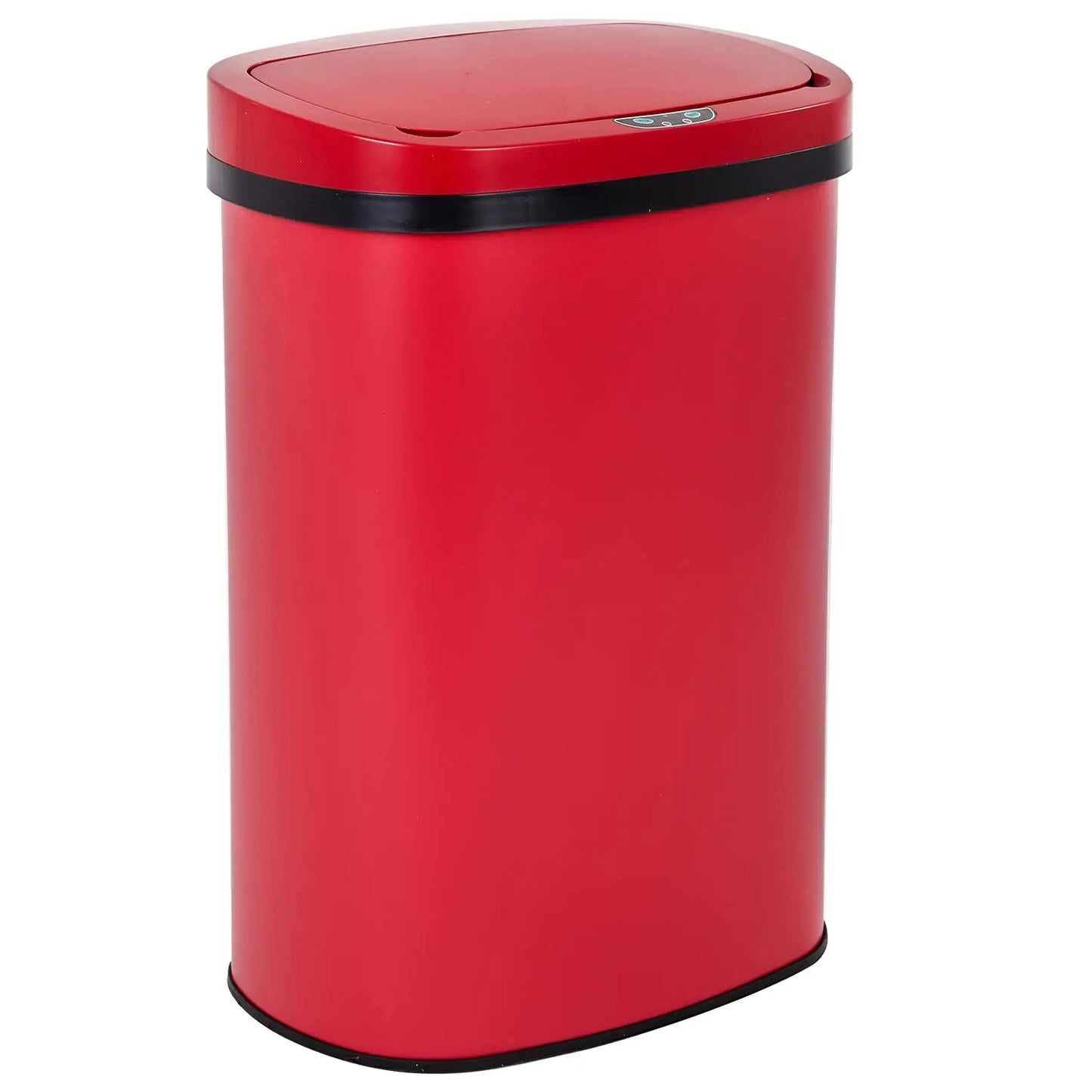 Automatic Touchless Stainless Steel Trash Can With Odor Control Lid