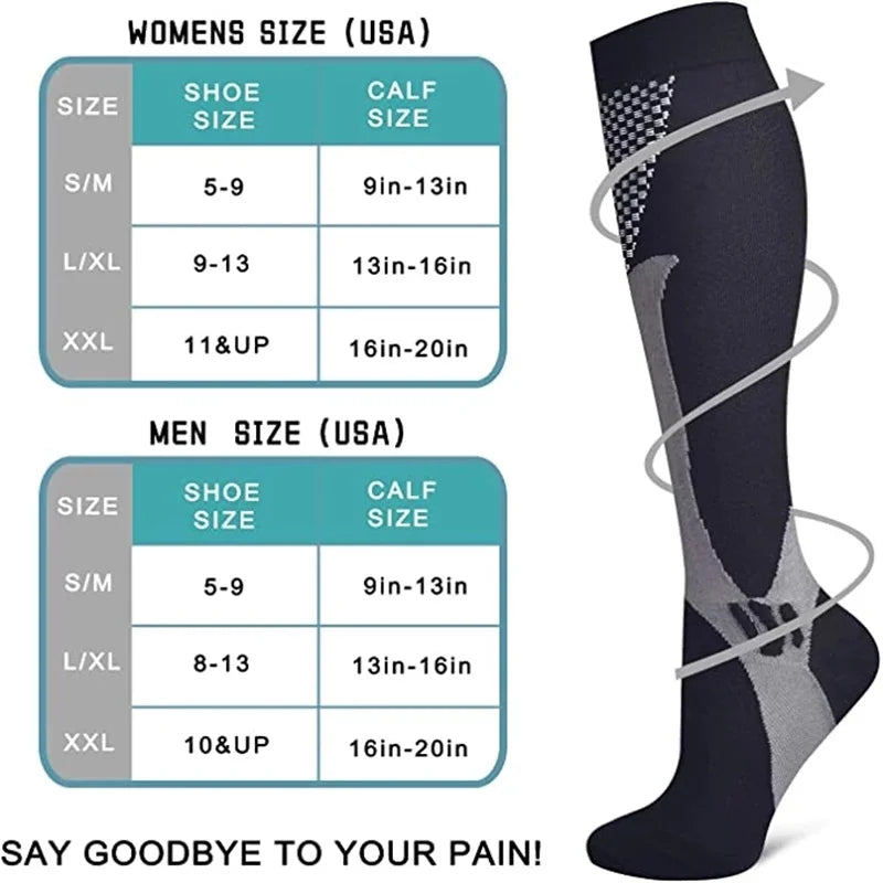 NONECN Compression Socks Football 20 30 MmHg For Men Women