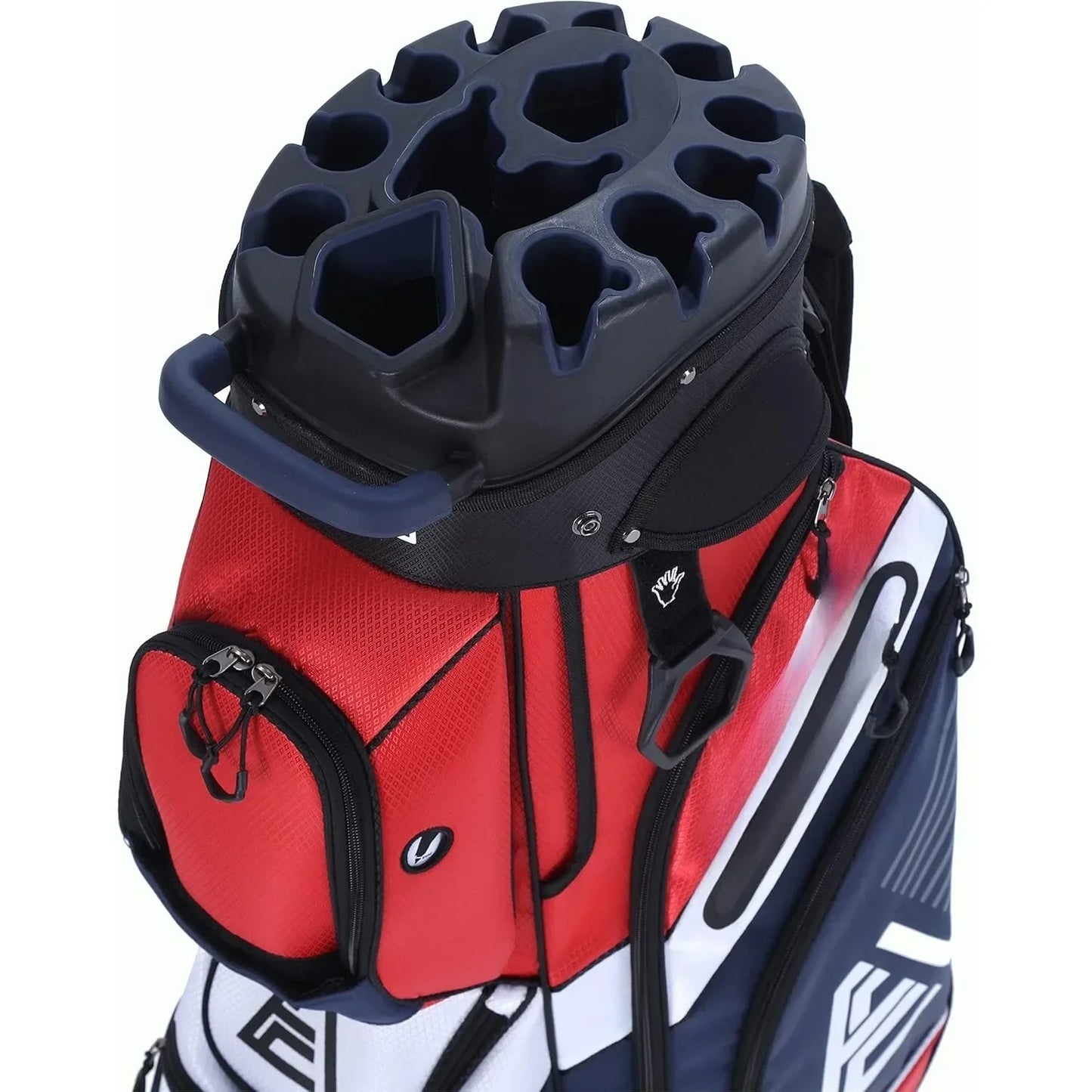 JIYU 14-Way T-Lock Golf Cart Bag With Handles Rain Cover