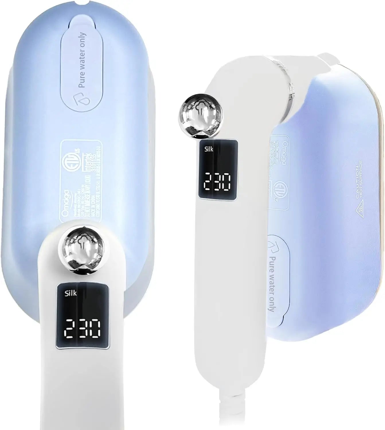 XMSJ Cordless Steam Iron 1500W Ceramic Soleplate Auto Shut Off