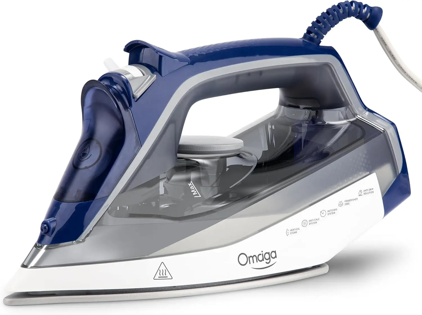 XMSJ Cordless Steam Iron 1500W Ceramic Soleplate Auto Shut Off